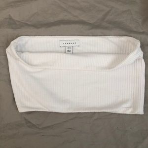 Top shop white tube top